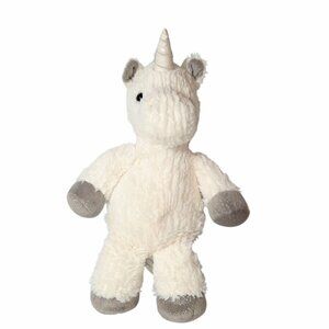 2021 Kellytoy Unicorn Ivory & Gray Plush Stuffed Toy 15"